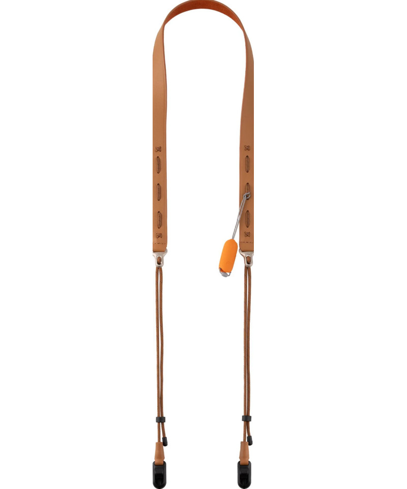 Camera Shoulder Strap Slim Caramel Brown