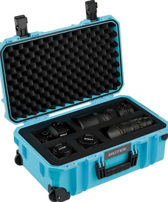 TORTOISE T-300 20 INCH CARRY-ON PROTECTOR CASE (AZURE BLUE)