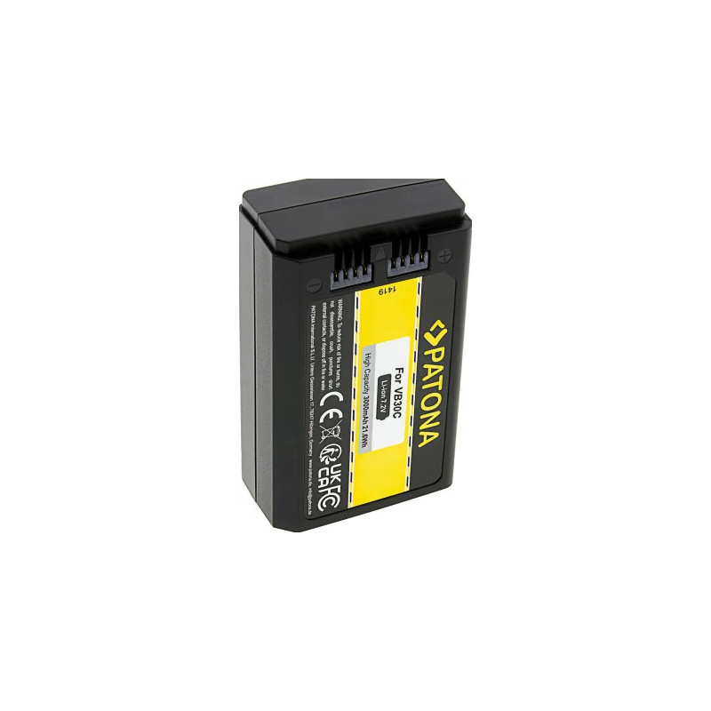 PATONA BATTERIA RICARICABILE PER GODOX V1 PRO VB30 CON USB-C INPUT