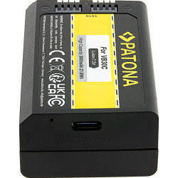 PATONA BATTERIA RICARICABILE PER GODOX V1 PRO VB30 CON USB-C INPUT