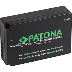 PATONA PREMIUM BATTERY CANON EOS M50 EOS-M50 LP-E12