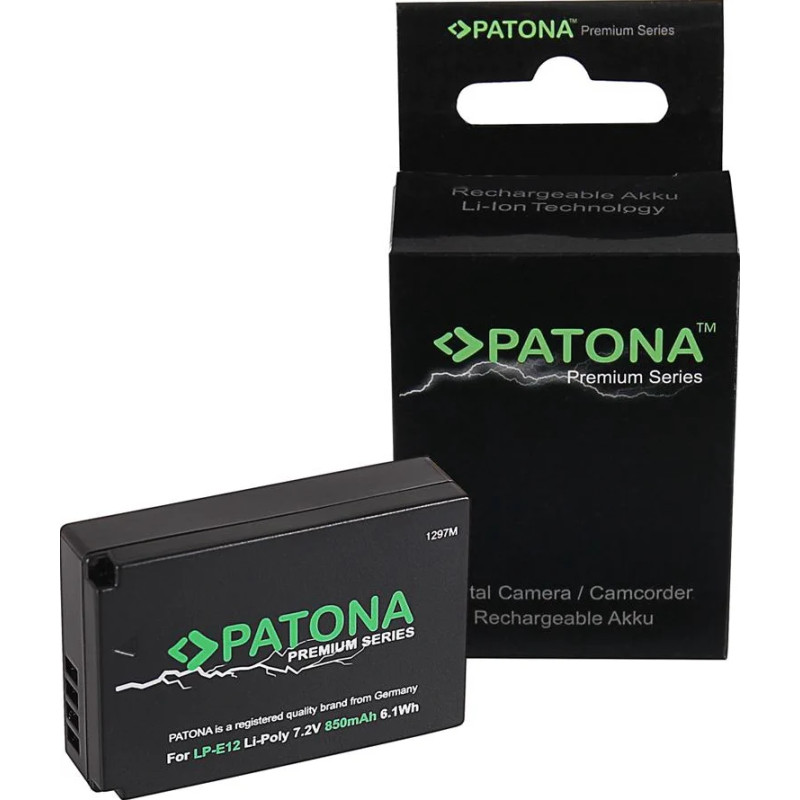 PATONA PREMIUM BATTERY CANON EOS M50 EOS-M50 LP-E12
