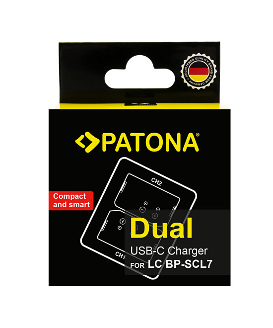 DUAL CHARGER FOR LEICA M11P M11M 24029 BP-SCL7 INCL. USB-C CABLE