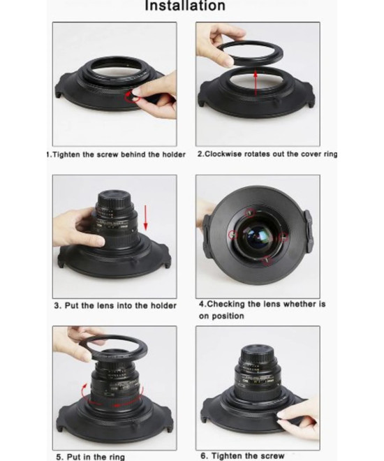 K170 Nikon 14mm Holder con slot