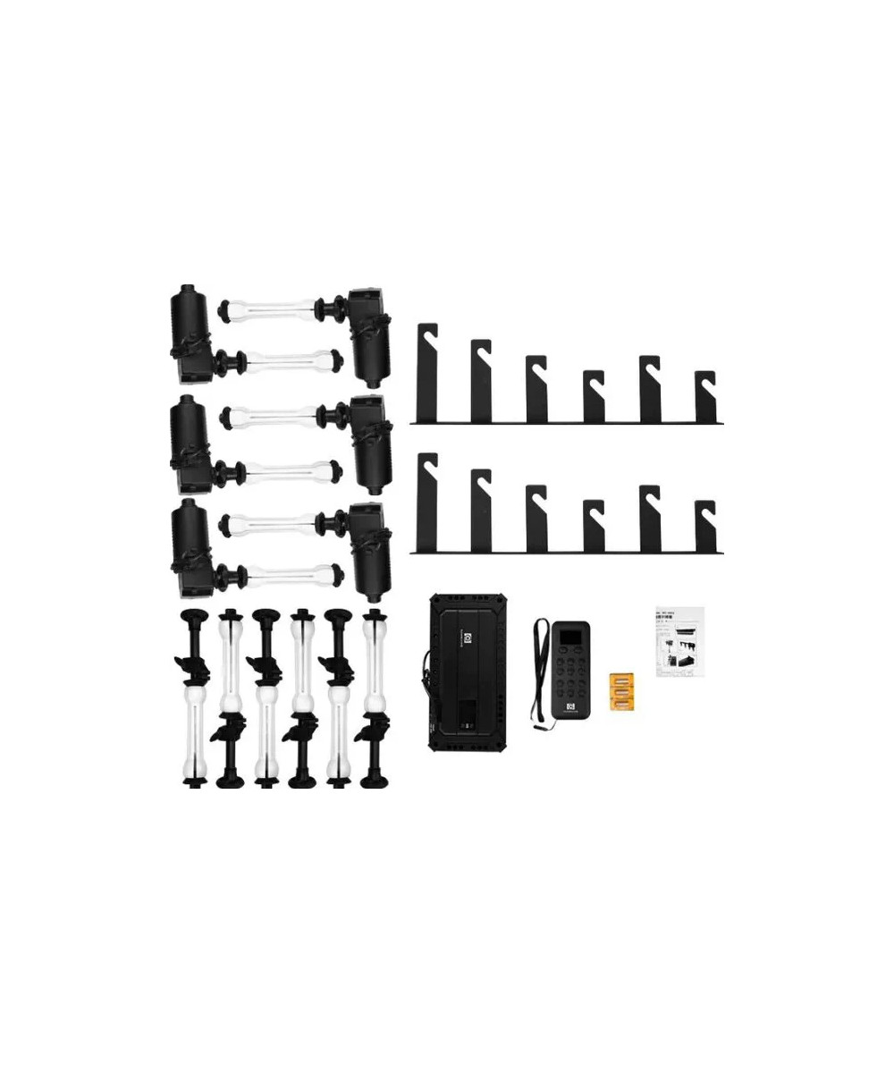 BE-6R SET PORTA FONDALE ELETTRICO CON CONTROLLO RADIO PER 6 ROTOLI