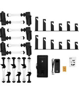 BE-6R SET PORTA FONDALE ELETTRICO CON CONTROLLO RADIO PER 6 ROTOLI