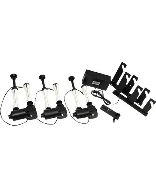 BE-3R SET PORTA FONDALE ELETTRICO CON CONTROLLO RADIO PER 3 ROTOLI