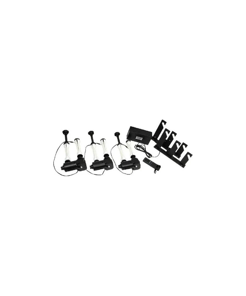 BE-3R SET PORTA FONDALE ELETTRICO CON CONTROLLO RADIO PER 3 ROTOLI