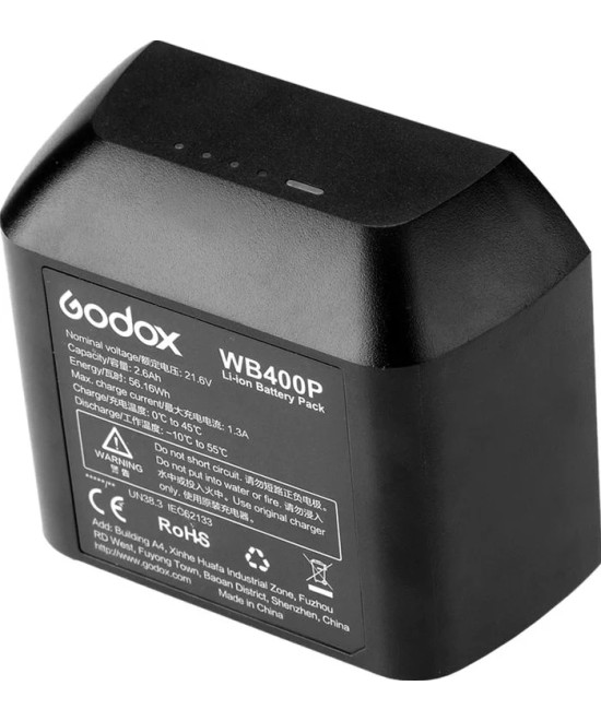 Batteria ricaricabile WB400P per AD-400 Pro