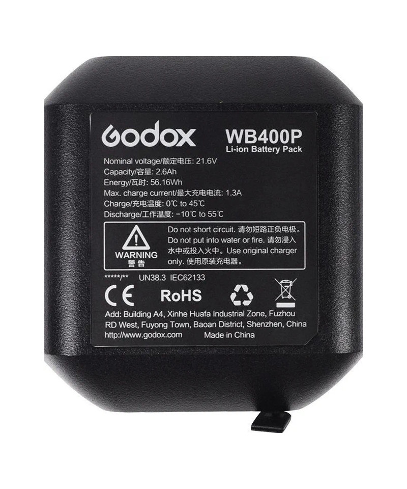 Batteria ricaricabile WB400P per AD-400 Pro