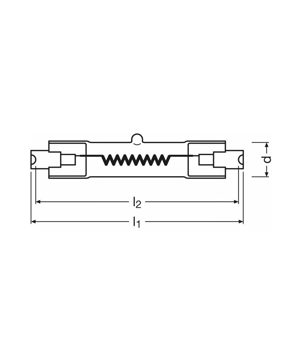 Halogen Studiolampe R7s 1000W 230V 3200K 2600lm