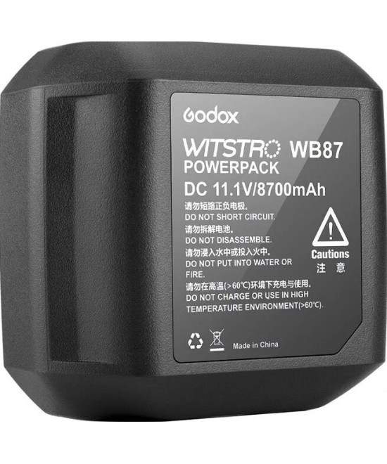 Batteria ricaricabile WB87 11,1v 8700 mAh per AD600 e SLB-60w
