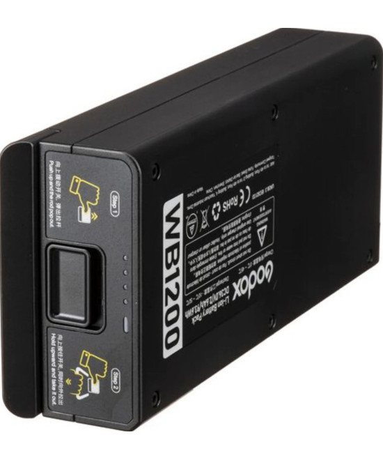 Batteria WB1200 2600mAh per AD1200PRO