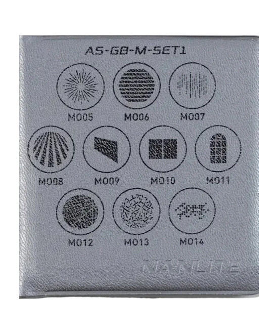 Set di gobo per PJ-BM 25-45 SET1 10pz - Size M