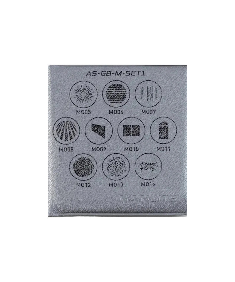 Set di gobo per PJ-BM 25-45 SET1 10pz - Size M