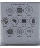 Set di gobo per PJ-BM 25-45 SET1 10pz - Size M