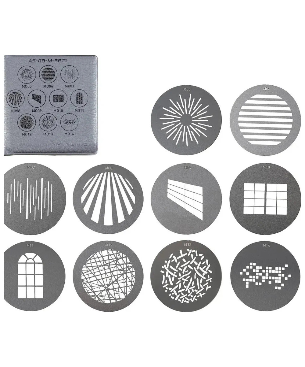 Set di gobo per PJ-BM 25-45 SET1 10pz - Size M