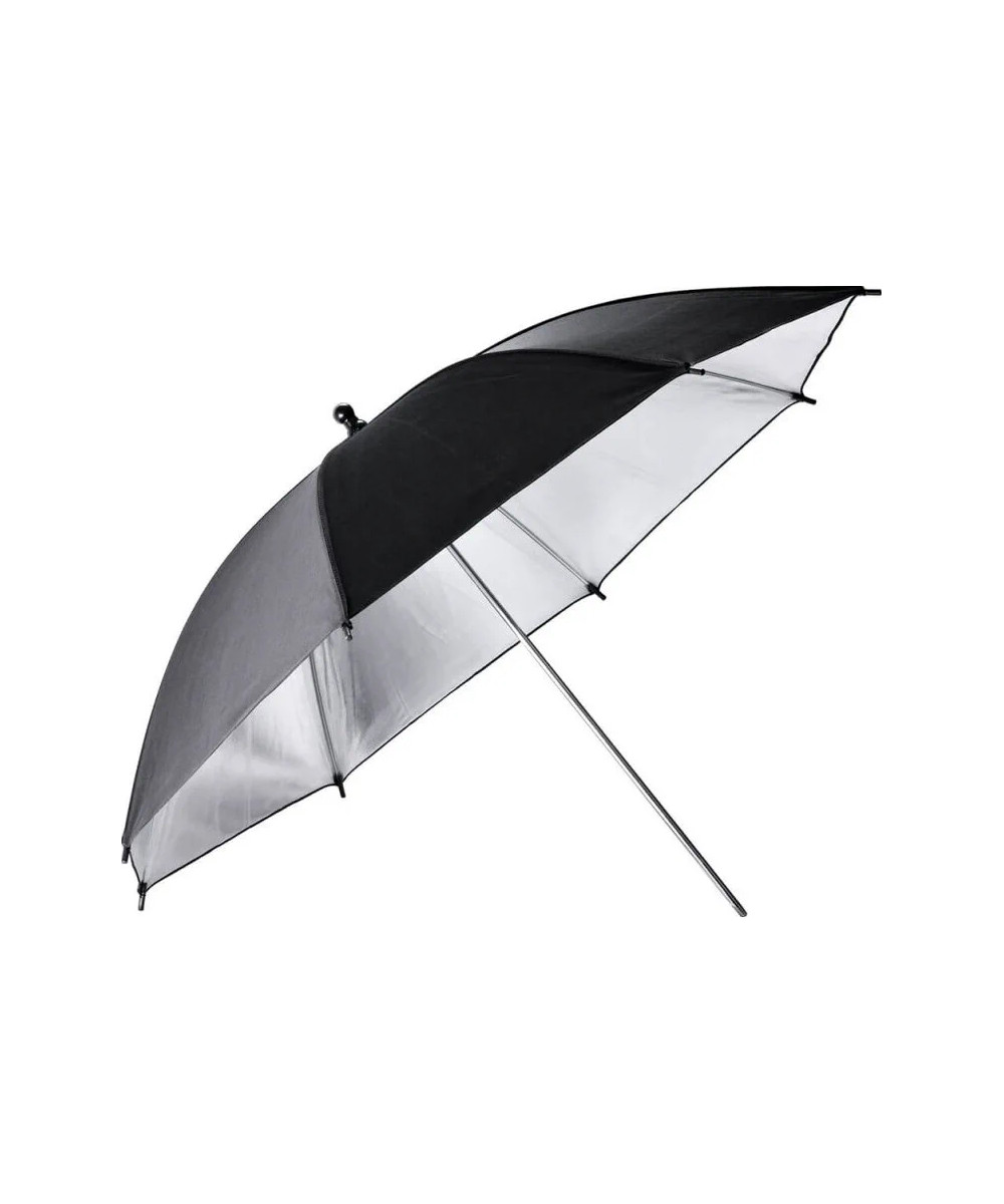 Ombrello Argento / Nero 102cm