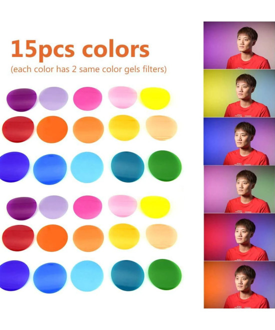 Kit Gelatine Colorate V1 V-11C per Godox V1