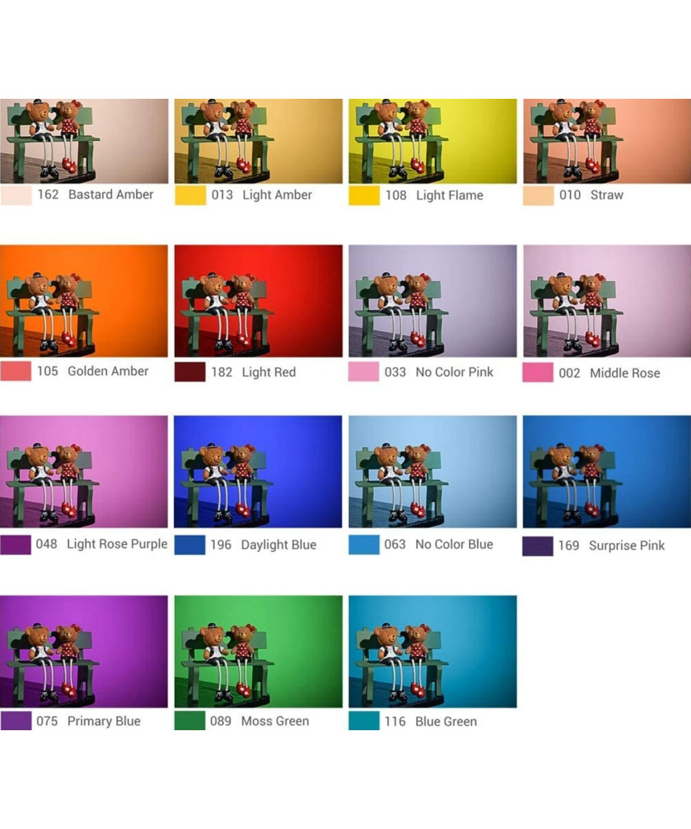 Kit Gelatine Colorate V1 V-11C per Godox V1