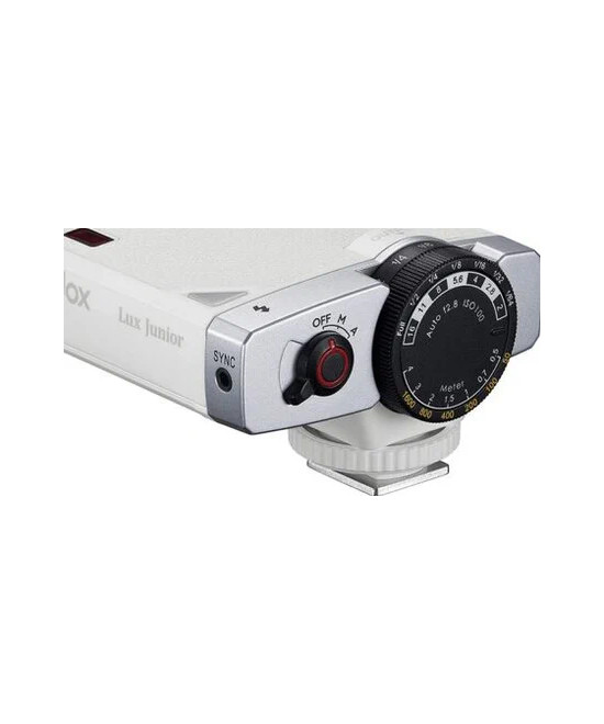 Retro Camera Flash Lux Junior White