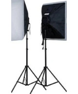 SLHK4-SB5050 set di attrezzature per studio fotografico Nero