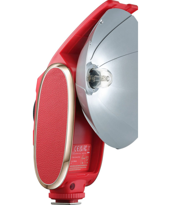 Retro Camera Flash Lux Senior Rosso