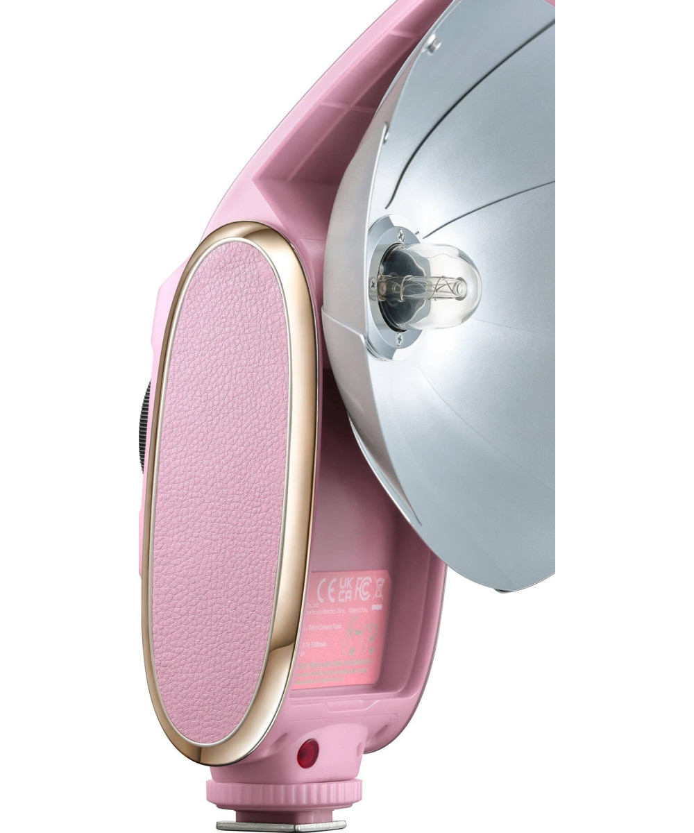 Retro Camera Flash Lux Senior Rosa
