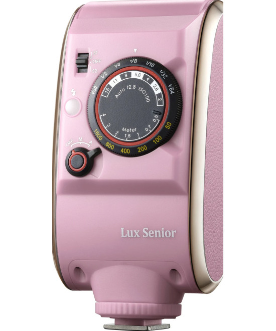 Retro Camera Flash Lux Senior Rosa