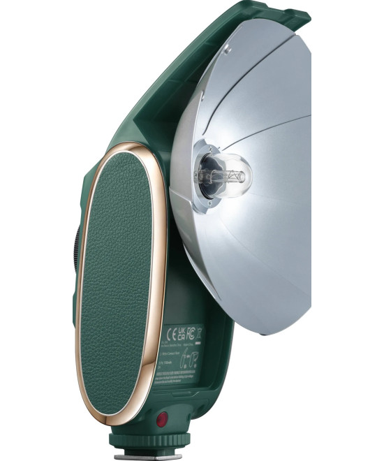 Retro Camera Flash Lux Senior Verde Scuro