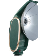 Retro Camera Flash Lux Senior Verde Scuro