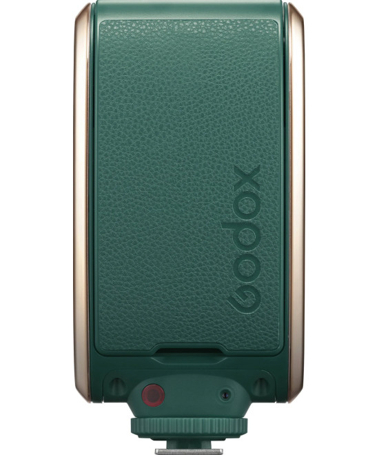 Retro Camera Flash Lux Senior Verde Scuro