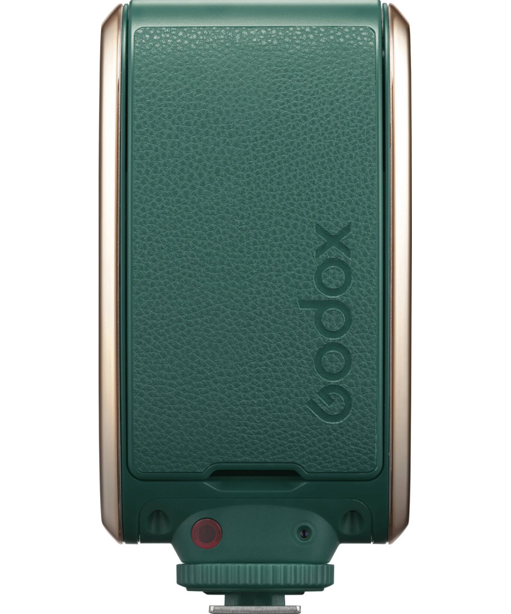 Retro Camera Flash Lux Senior Verde Scuro