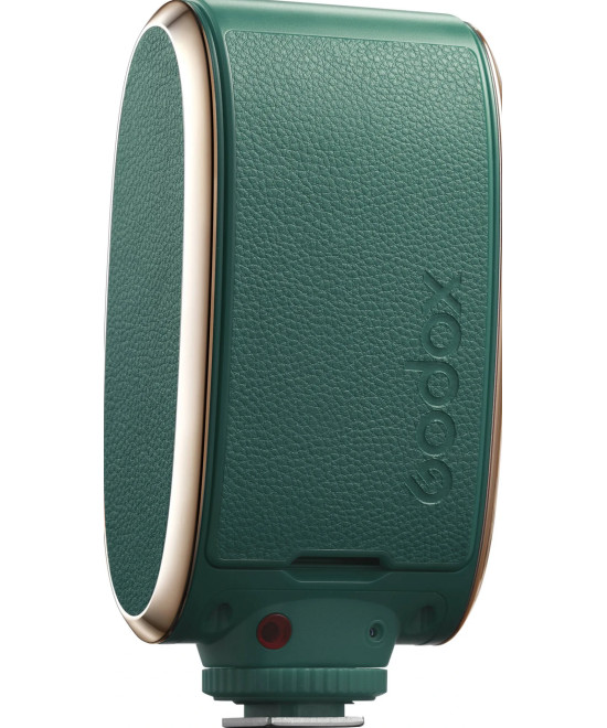Retro Camera Flash Lux Senior Verde Scuro