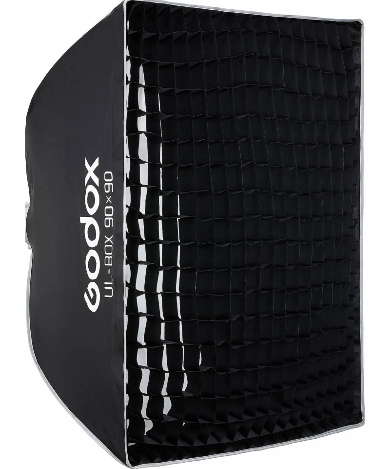 Softbox UL a chiusura rapida 90x90cm con griglia