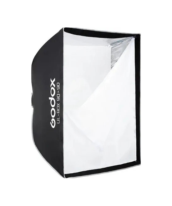 Softbox UL a chiusura rapida 90x90cm con griglia
