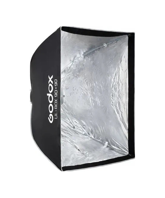 Softbox UL a chiusura rapida 90x90cm con griglia
