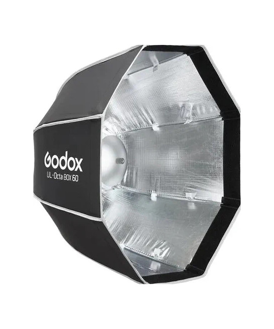 Softbox UL ottagonale a chiusura rapida 60cm con griglia