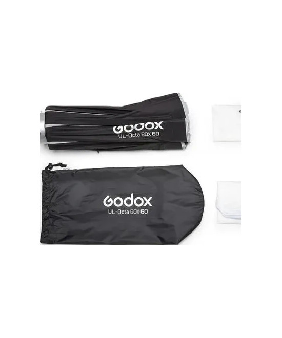 Softbox UL ottagonale a chiusura rapida 60cm con griglia