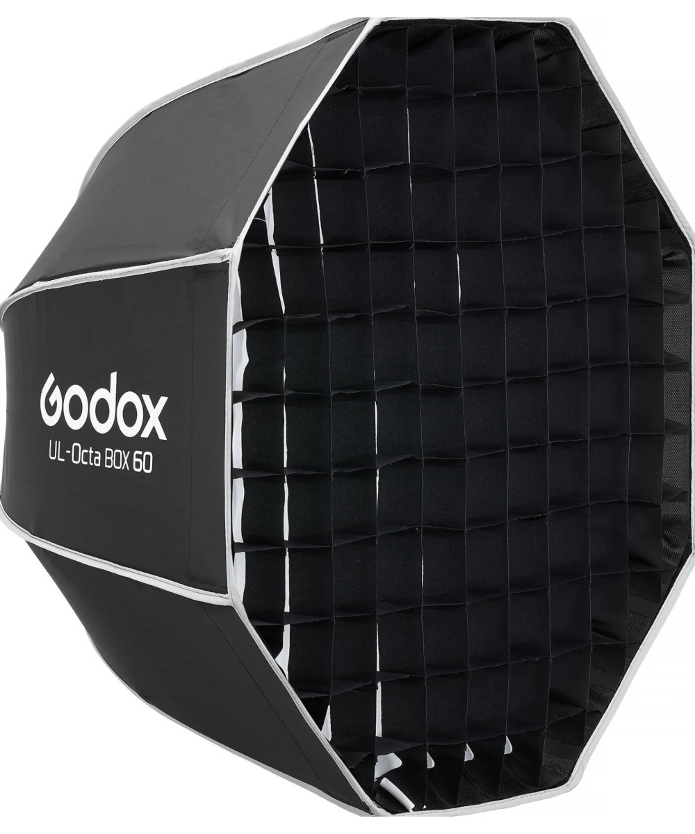 Softbox UL ottagonale a chiusura rapida 60cm con griglia