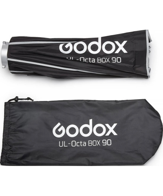 Softbox UL ottagonale a chiusura rapida 90cm con griglia