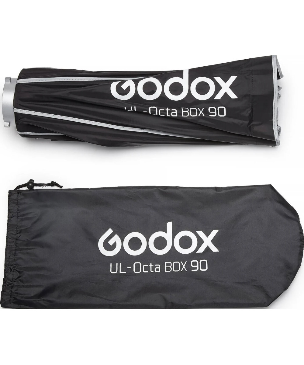 Softbox UL ottagonale a chiusura rapida 90cm con griglia