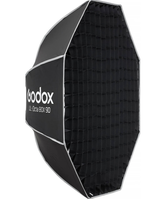 Softbox UL ottagonale a chiusura rapida 90cm con griglia