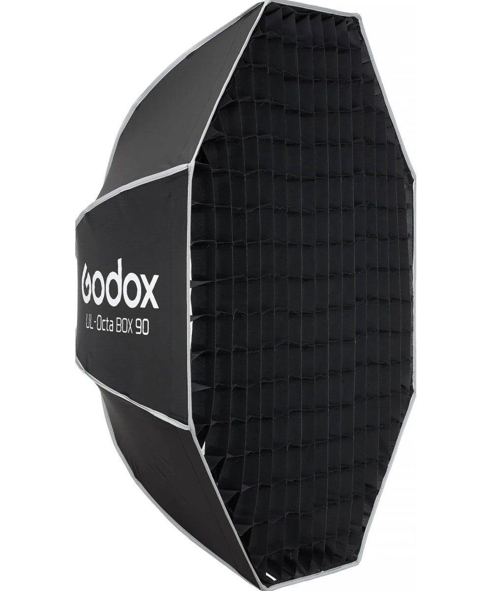Softbox UL ottagonale a chiusura rapida 90cm con griglia
