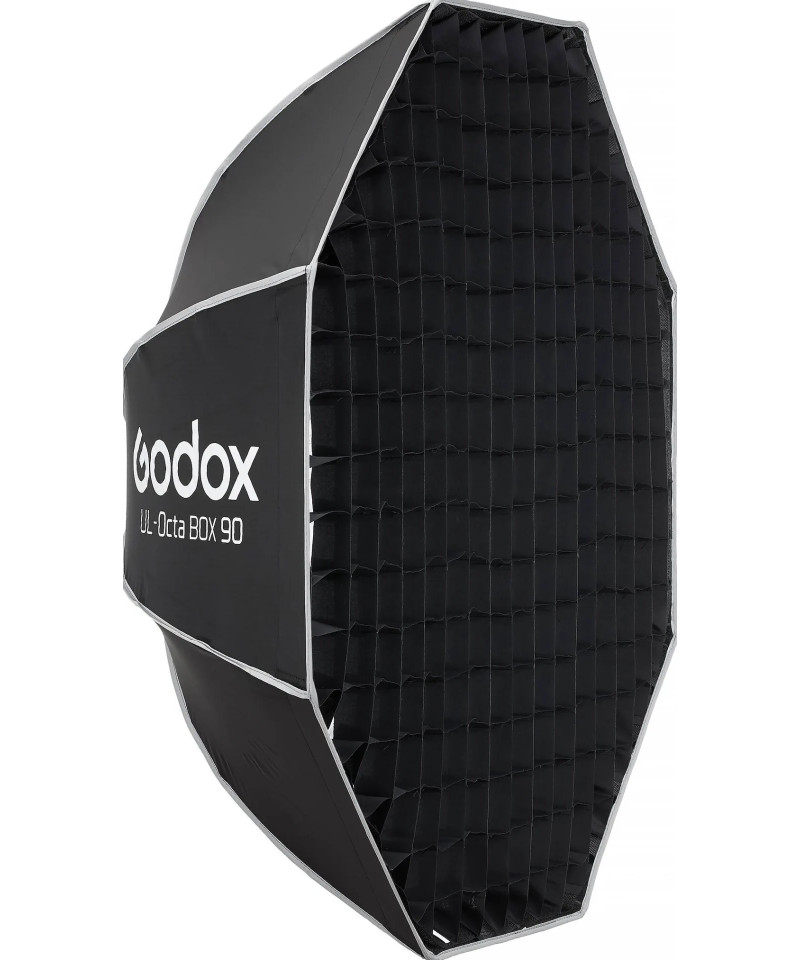 Softbox UL ottagonale a chiusura rapida 90cm con griglia