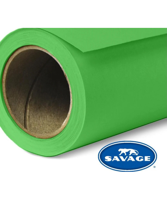 Fondale in cartoncino Tech Green 1,34 x 11 metri