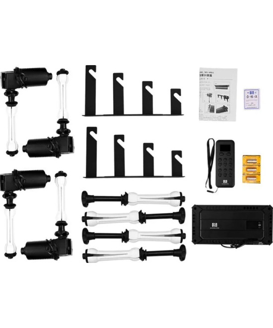 Set Porta Fondali Elettrico con Controllo Radio per 4 Rotoli
