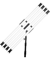 Piastra Holder Per 4 Tubi Con Testa a Sfera