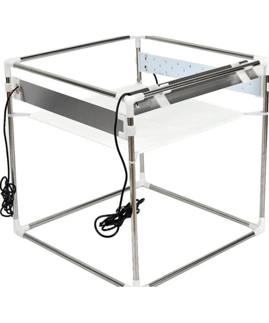 LST80 Gabbia di Luce 80X80X80cm con 3 LED