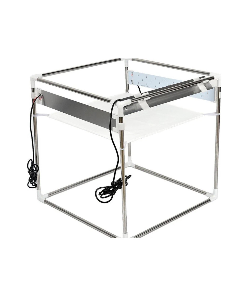 LST80 Gabbia di Luce 80X80X80cm con 3 LED